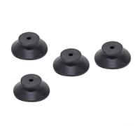 4 almohadillas de goma negra para compresor de aire M6 aisladores de vibración para bombas de aire y máquinas sin aceite, patas de repuesto antideslizantes que absorben los golpes con tornillos para