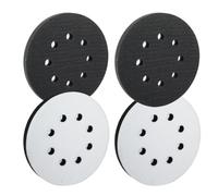 4 almohadillas de interfaz de 125 mm, 8 orificios de espuma suave para redondear, almohadillas de pulido de 125 mm, almohadilla suave para platos de lijado y platos de pulido, ligero y práctico para