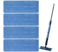 4 almohadillas de limpieza para Philips OneUp serie 5000/3000 - Almohadillas de microfibra de repuesto, absorbe el agua y se seca rápidamente, elimina rápidamente las manchas, para todos los suelos