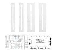4 Almohadillas De Protección Para Guitarra Y 2 Básculas, Herramientas De Reparación De Guitarra, Protector De Guitarra De Acero Inoxidable, Accesorios Para Instrumentos Musicales