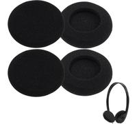 4 almohadillas de repuesto para auriculares Sennheiser, almohadillas de espuma transpirable, almohadillas de repuesto compatibles con Sennheiser PC131 PC8 PX80 PX100 PX200II