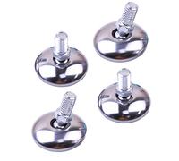 4 almohadillas de tornillo ajustables para muebles, niveladores de muebles de madera para escritorio, mesas, sofás, cama, sofá (28 x 20 x 6 mm)