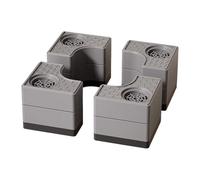 4 almohadillas estabilizadoras antivibraciones para lavadora, almohadilla de soporte, arandela vibraciones, pies, fácil instalación, lavadora, almohadilla antivibraciones, amortiguadores de golpes