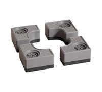 4 almohadillas estabilizadoras antivibraciones para lavadora, pies de arandela de fácil instalación