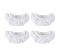 4 almohadillas lavables para fregona de vapor para limpiador de vapor de mano, fundas de microfibra reutilizables para eliminación de manchas difíciles