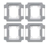 4 Almohadillas Microfibra con Soporte para ECOVACS WINBOT W3 Omni Ventanas | para ECOVACS WINBOT W3 Omni, Microfibra con Soporte, Lavables y Reutilizables, Sin Rayas, Alta Absorción, Fácil Instalación