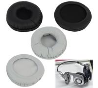 4 almohadillas para Koss Porta Pro PP/KSC35/KSC75/KSC55, almohadillas de piel sintética para auriculares portapro, suaves y cómodas, fáciles de reemplazar, tejidos de alta calidad (gris y negro)