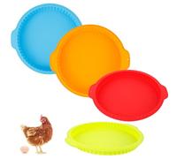 4 almohadillas para nido de pollos, lavables, profundidad en el borde, evita que los huevos se caigan, para pollos, palomas, patos y otros animales pequeños de piel