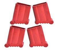 4 almohadillas para patas de escalera adecuadas para la mayoría de escaleras, duraderas, cómodas, antideslizantes, 5,1 x 2,7 cm, 5,1 x 2,7 cm