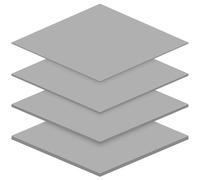 4 almohadillas térmicas de silicona de 12,8 W/mK, 100 x 100 x 0,5 mm/1 mm/1,5 mm/2 mm, almohadillas térmicas de rendimiento, reutilizables, almohadillas de silicona para disipadores de calor de PC