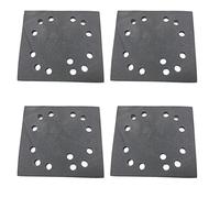 4 almohadillas y abrasivos SPD18 de 1/4 hoja, 8 agujeros en almohadilla de lijado cuadrada para Dewalt 151280-00, 151284-00SV