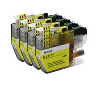 4 Amarillo Cartuchos de tinta para Brother MFC-J5930DW, MFC-J6530DW, MFC-J6930DW