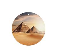 4 ambientadores colgantes para coche con fragancia a pirámide egipcia en el desierto. Incluyen tarjetas y tabletas aromáticas. Ideales para hombres y mujeres.