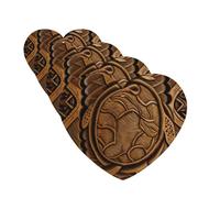 4 ambientadores colgantes para coche, con fragancia, tarjetas perfumadas en forma de corazón, tabletas de aromaterapia para coche, tapa hawaiana, tortuga Honu, ambientador de coche para espejo
