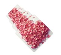 4 ambientadores colgantes para coche, tarjetas aromáticas de fragancia, tabletas cuadradas de aromaterapia para coche, pétalos florales en forma de corazón, ambientador de coche para espejo interior