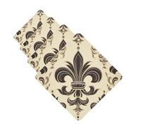 4 ambientadores colgantes para coche, tarjetas aromáticas de fragancia, tabletas cuadradas de aromaterapia para coche, flores de lis y brazos, ambientador de coche para interior de coche, colgante de