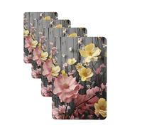 4 ambientadores colgantes para coche, tarjetas aromáticas de fragancia, tabletas rectangulares de aromaterapia para coche, arte de pared, ambientador de coche para interior de coche, colgante de