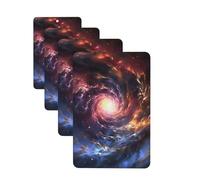 4 ambientadores colgantes para coche, tarjetas aromáticas de fragancia, tabletas rectangulares de aromaterapia para coche, ambientador de tormenta cósmica para coche, espejo interior, colgante, regalo