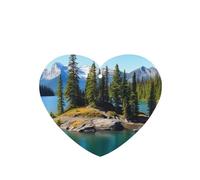 4 ambientadores colgantes para coche, tarjetas aromáticas, tabletas y ambientadores Spirit Island in Lake para el espejo retrovisor interior, ideales para hombres y mujeres.