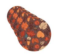 4 ambientadores colgantes para coche, tarjetas perfumadas de fragancia, forma redonda, tabletas de aromaterapia, ambientador de otoño para el interior del coche, colgante de espejo para regalo