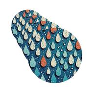 4 ambientadores colgantes para coche, tarjetas perfumadas de fragancia, forma redonda, tabletas de aromaterapia para coche, gotas de agua, puntos, ambientador de coche para espejo interior de coche,