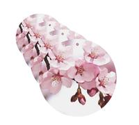 4 ambientadores colgantes para coche, tarjetas perfumadas de fragancia, forma redonda, tabletas de aromaterapia para coche, ambientador de coche en flor de cerezo, para espejo interior de coche,