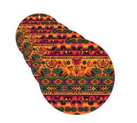 4 ambientadores colgantes para coche, tarjetas perfumadas de fragancia, tabletas de aromaterapia para coche, arte popular mexicano, bohemio, para el interior del coche, colgante de espejo