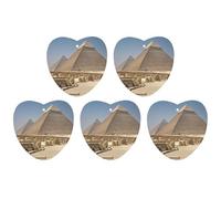 4 ambientadores colgantes para coche, tarjetas perfumadas para coches, pirámides de Egipto, ambientadores de coche, decoración interior, tarjetas perfumadas para espejo retrovisor, accesorios para