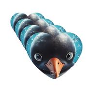 4 ambientadores de coche colgantes con fragancia, tarjetas perfumadas para SUV, pingüino de ojos grandes, tabletas de aromaterapia, espejo interior, colgante para dormitorio, armario, zapatero