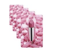 4 ambientadores de coche para colgar, tarjetas perfumadas con fragancia para SUV, patrón de lápiz labial, tabletas de aromaterapia, espejo interior, colgante para dormitorio, armario, zapatero