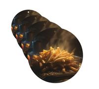 4 ambientadores de coche para colgar, tarjetas perfumadas para SUV, papas fritas, tabletas de aromaterapia, espejo interior, colgante para dormitorio, armario, zapatero