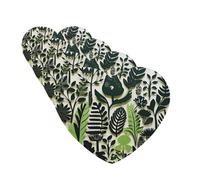 4 ambientadores de coche para colgar, tarjetas perfumadas para SUV, plantas, selva, calcomanías de pared, tabletas de aromaterapia, espejo interior, colgante para dormitorio, armario, zapatero