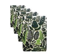 4 ambientadores de coche para colgar, tarjetas perfumadas para SUV, plantas, selva, calcomanías de pared, tabletas de aromaterapia, espejo interior, colgante para dormitorio, armario, zapatero
