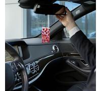 4 ambientadores de coche personalizados con corazones de amor, tabletas de aromaterapia, tarjetas perfumadas para colgar, fragancias divertidas, chips de incienso para espejo retrovisor, accesorios