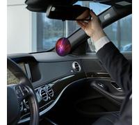 4 ambientadores de coche personalizados, tabletas de aromaterapia del universo morado y rojo, tarjetas perfumadas para colgar, fragancias divertidas, chips de incienso para espejo retrovisor,