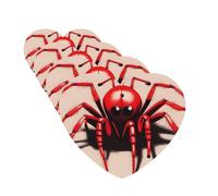 4 ambientadores para coche, para colgar, con fragancia, tarjetas perfumadas, en forma de corazón, tabletas de aromaterapia para coche, lindas arañas rojas, para el interior del coche, colgante de