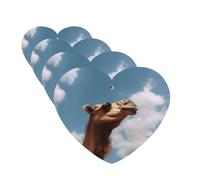 4 ambientadores para coche, para colgar, con fragancia, tarjetas perfumadas, en forma de corazón, tabletas de aromaterapia, ambientador de coche para interior de coche, colgante de espejo