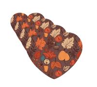 4 ambientadores para coche, para colgar, con fragancia, tarjetas perfumadas, en forma de corazón, tabletas de aromaterapia, ambientador de otoño para el interior del coche, colgante de espejo para