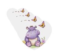 4 ambientadores para coche, para colgar, con fragancia, tarjetas perfumadas, en forma de corazón, tabletas de aromaterapia para coche, mariposa e hipopótamo, ambientador para el interior del coche,