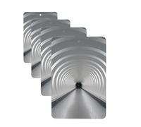 4 ambientadores para coche, tarjetas aromáticas para colgar, para SUV, túnel, metro, aromaterapia, tabletas, espejo interior, colgante para dormitorio, armario, zapatero