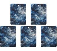 4 ambientadores para coche, tarjetas perfumadas colgantes para autos, bandeja de discos giratorios, ambientadores de coche, decoración interior, tarjetas perfumadas para espejo retrovisor, accesorios