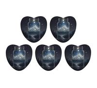 4 ambientadores para coche, tarjetas perfumadas colgantes para coche, paisaje en botella, ambientadores de coche, decoración interior, tarjetas perfumadas para espejo retrovisor, accesorios para