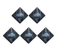 4 ambientadores para coche, tarjetas perfumadas colgantes para coche, paisaje en botella, ambientadores de coche, decoración interior, tarjetas perfumadas para espejo retrovisor, accesorios para