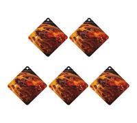 4 ambientadores para coche, tarjetas perfumadas colgantes para coches, ambientadores líquidos naranjas, decoración interior, tarjetas perfumadas para espejo retrovisor, accesorios para automóviles