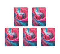 4 ambientadores para coche, tarjetas perfumadas colgantes para coches, imágenes artísticas, ambientadores de coche, decoración interior, tarjetas perfumadas para espejo retrovisor, accesorios para