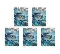 4 ambientadores para coche, tarjetas perfumadas colgantes para coches, peces de mar, ambientadores de coche, decoración interior, tarjetas perfumadas para espejo retrovisor, accesorios para automóvil