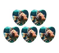 4 ambientadores para coche, tarjetas perfumadas colgantes para coches, peces naranjas, ambientadores de coche, decoración interior, tarjetas perfumadas para espejo retrovisor, accesorios para