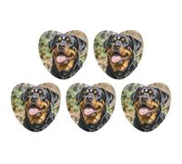 4 ambientadores para coche, tarjetas perfumadas colgantes para coches, Rottweiler, perros, cabeza de lengua, ambientadores de coche, decoración interior, tarjetas perfumadas para espejo retrovisor