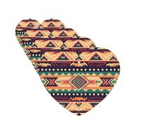 4 ambientadores para coche, tarjetas perfumadas con fragancia para SUV, patrón de estilo suroeste, tabletas de aromaterapia, espejo interior, colgante para dormitorio, armario, zapatero