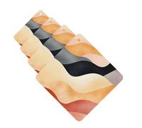 4 ambientadores para coche, tarjetas perfumadas para SUV, curva, tabletas de aromaterapia, espejo interior, colgante para dormitorio, armario, zapatero